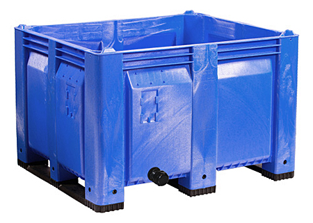 Steel Bulk Bin  63 x 48x 34 Collapsible Metal Bin