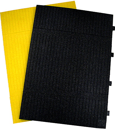 PROTECTOR PARKING PLA 400x320x10mm NEGRE GROC