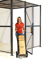 Cisco-Eagle Catalog - Wire Mesh Security Cabinet, 18 D x 84 H x 96 W -  Dual Hinged Doors - Fully Assembled